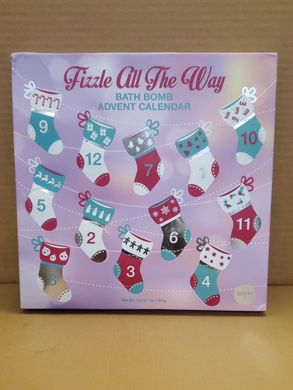Bath Bomb Advent Calendar - Pink